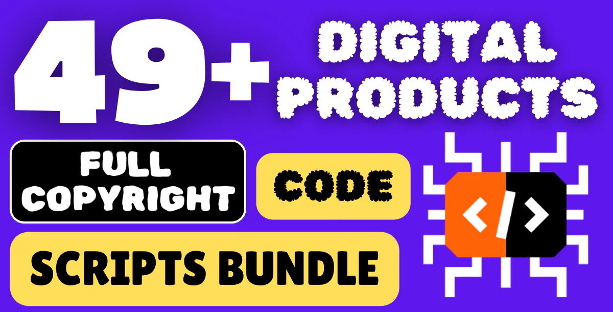 49+ Digital Products Selling Webs & Apps Code Scripts For Sale With Full CopyRights License & Demo