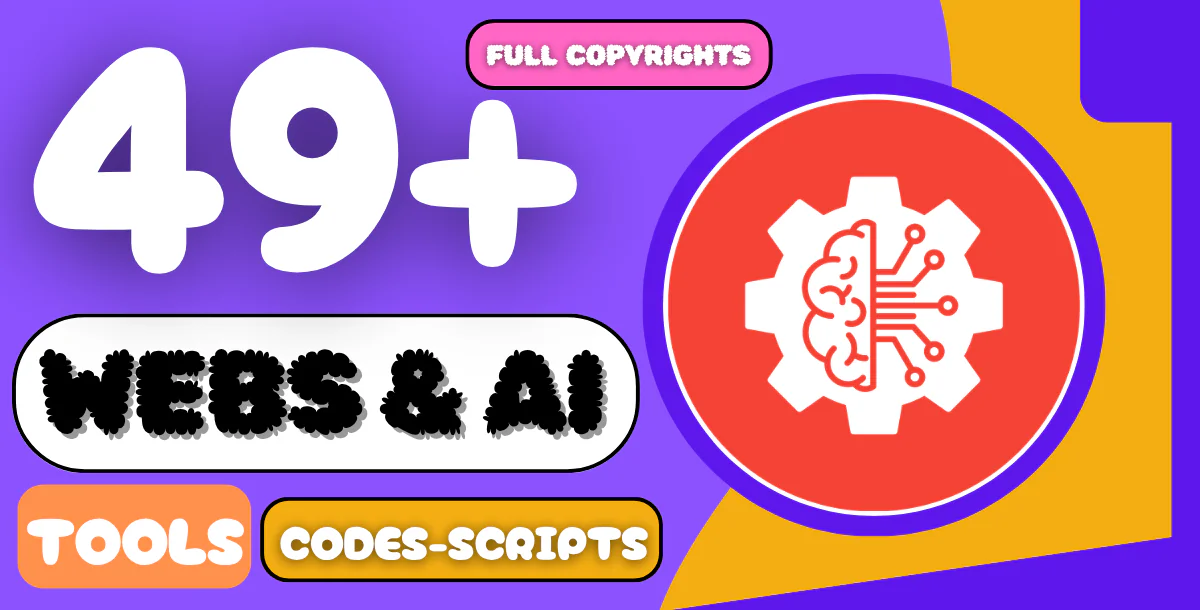 49+ Web & Ai Tools Full Stack Source Code Scripts Bundle For Sale With Full CopyRight License & Demo