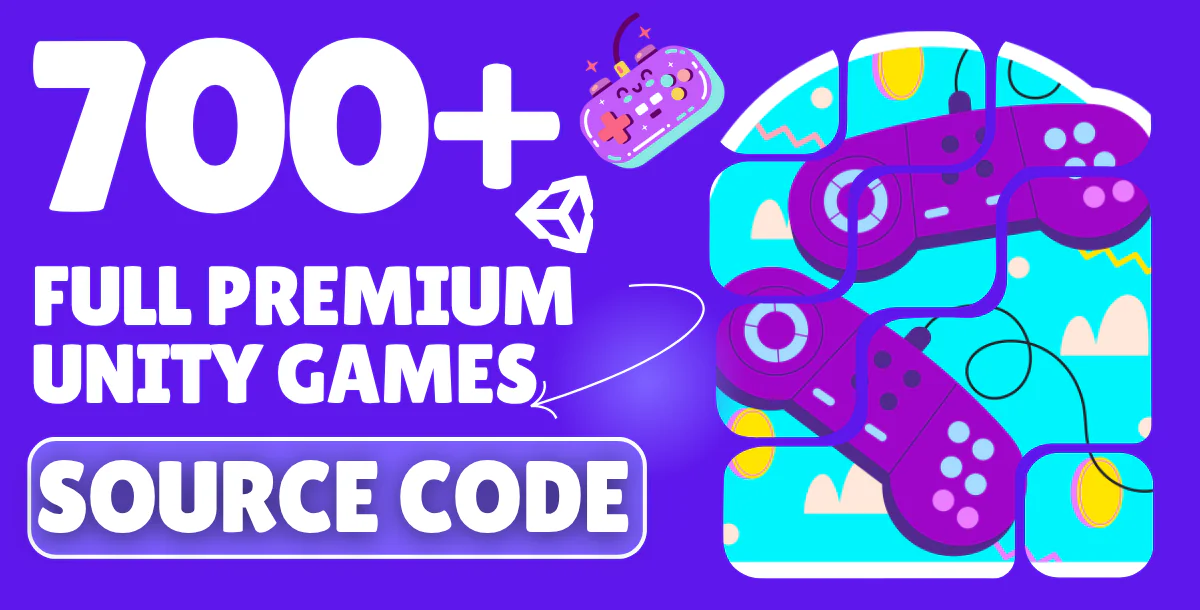 700+ Unity Games Source Code Bundle Pack For Sale With Full Reselling Commercials License Rights