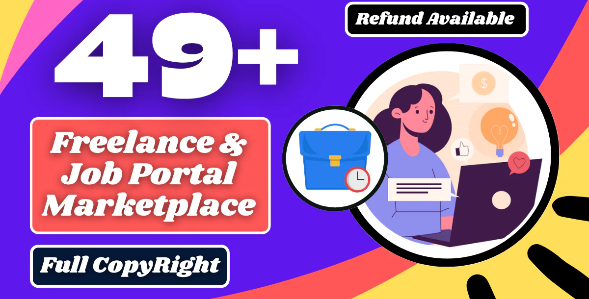 49+ Freelance & Job Portal Marketplace Source Code Scripts Bundle With Full CopyRight License & Demo