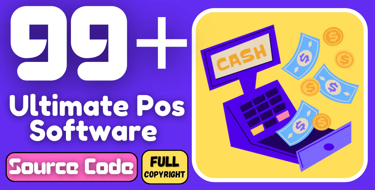 99+ Ultimate Pos Software Source Code Scripts Bundle Pack With Full CopyRights License & Demo