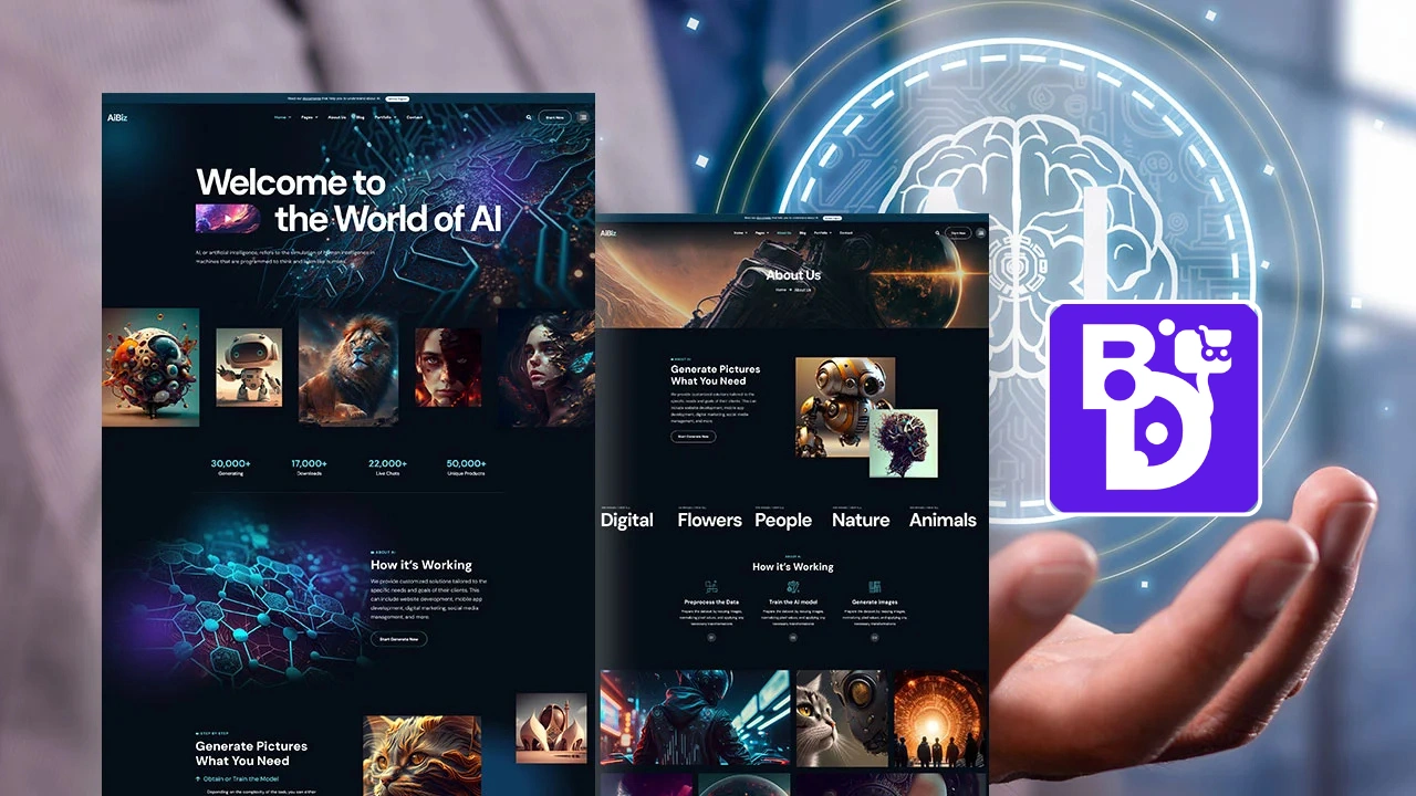 AiBiz – AI Agency & Startup WordPress Elementor Web Template / WordPress Website Template 15 AiBiz – AI Agency & Startup WordPress Elementor Web Template / WordPress Website Template