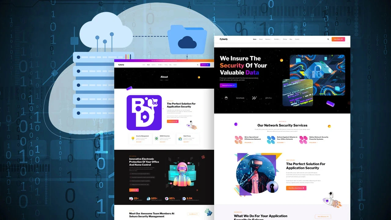 Cyberly – Cyber Security Services WordPress Elementor Web Template / WordPress Website Template 18 Cyberly – Cyber Security Services WordPress Elementor Web Template / WordPress Website Template