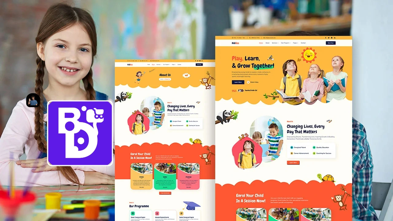 Kiddoz – Kindergarten & School WordPress Elementor Web Template / WordPress Website Template 11 Kiddoz – Kindergarten & School WordPress Elementor Web Template WordPress Website Template