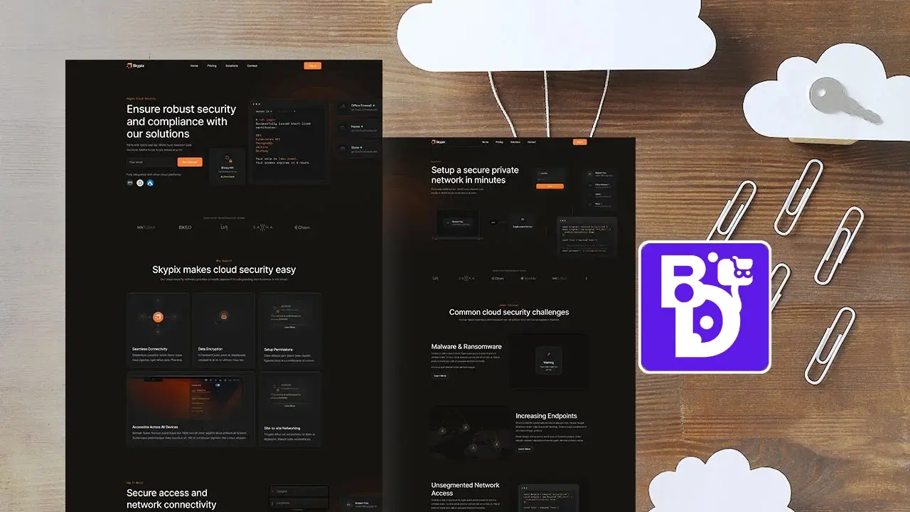 Skypix – Cloud Solution Company WordPress Elementor Web Template / WordPress Website Template 1 Skypix – Cloud Solution Company WordPress Elementor Web Template / WordPress Website Template